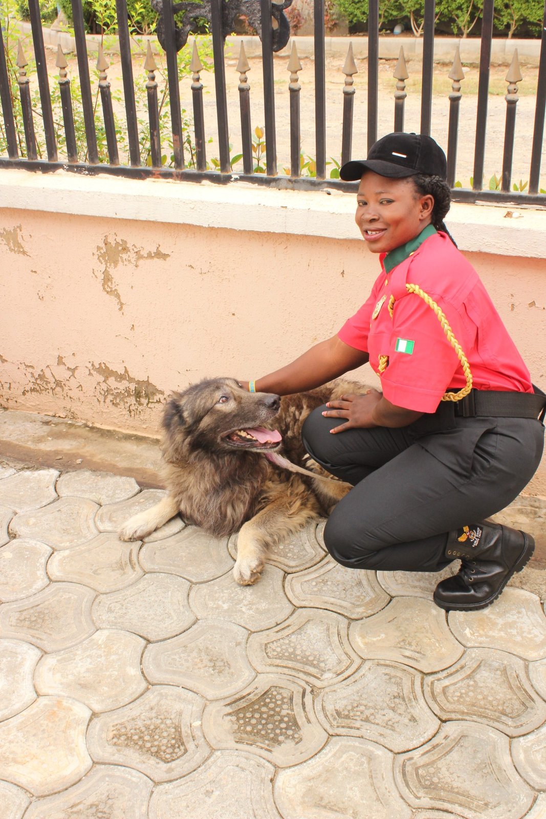 Eagle Sweep K9 security officer